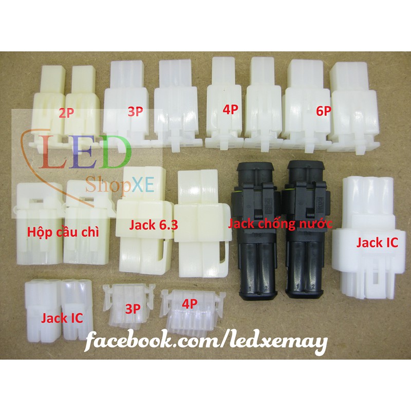 Combo Jack nối + Đầu cos 2 - cb2