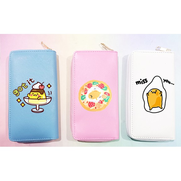 Ví trứng lười VBI30 ví dài gudetama thần tượng chibi kpop hoạt hình cute dễ thương