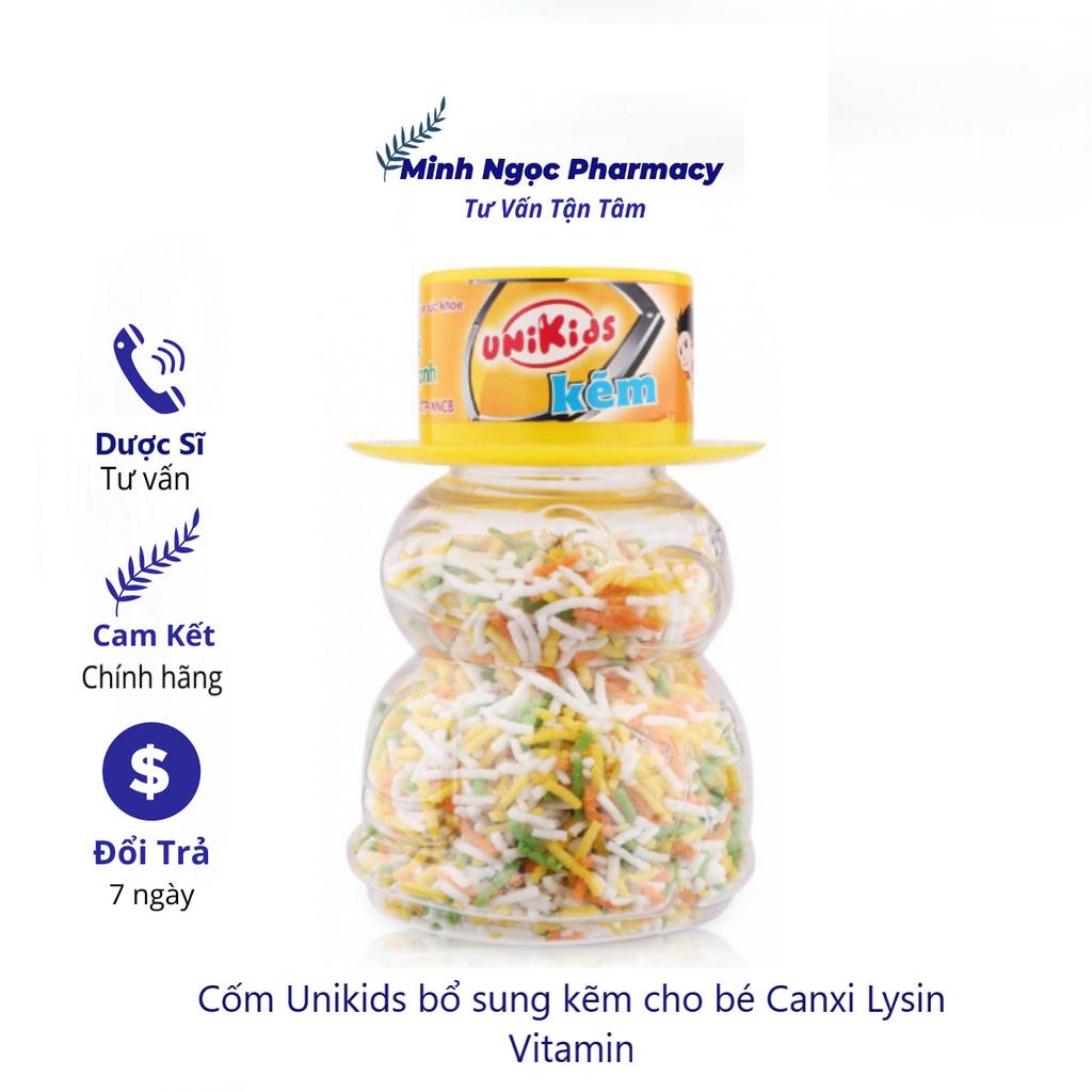 Cốm Unikids bổ sung kẽm cho bé Canxi Lysin Vitamin giúp hấp thu và tiêu hóa tốt hỗ trợ tăng sức đề kháng