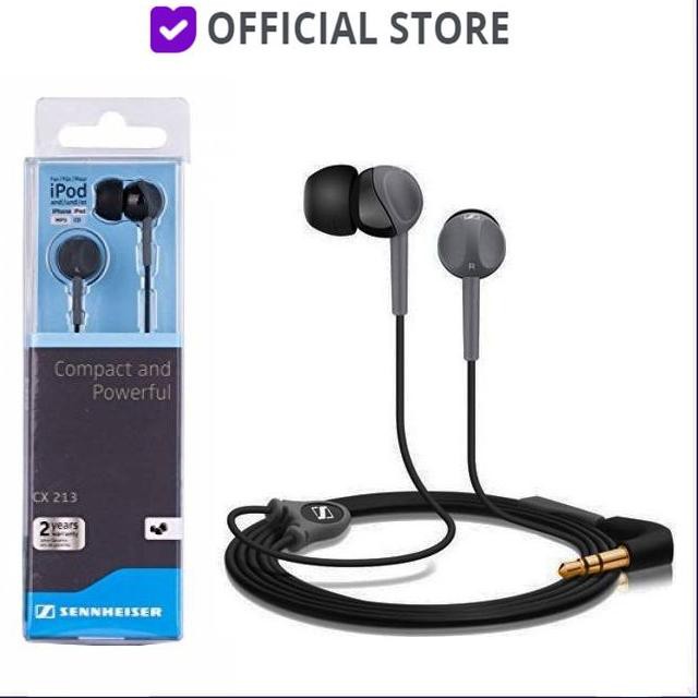 Tai Nghe Nhét Tai Sennheiser Cx213 Chất Lượng Cao Đen