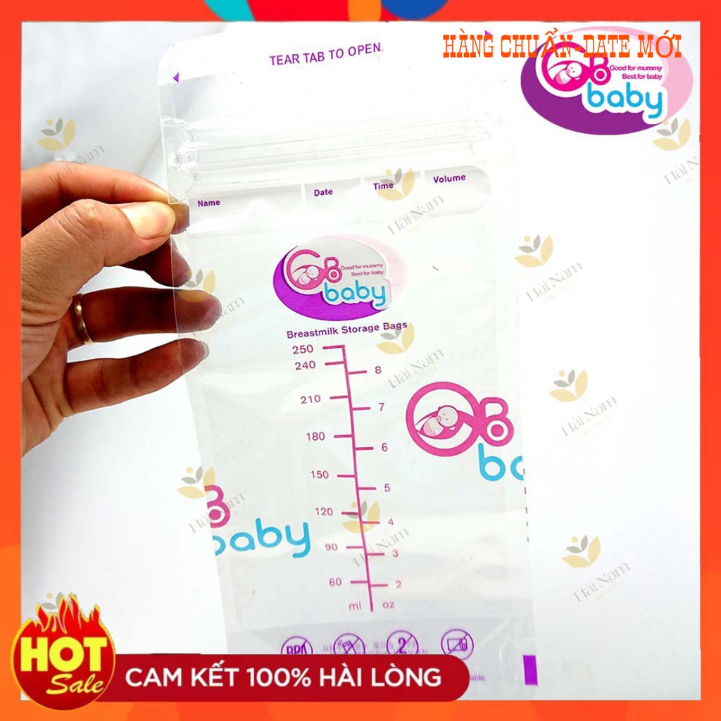 Hộp 50 túi trữ sữa GB Baby Hàn Quốc