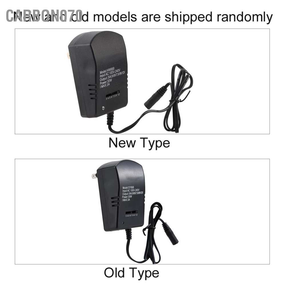 Bộ chuyển đổi nguồn DC có thể điều chỉnh điện áp đa năng 30W 3v / 4,5v / 6v / 7,5v / 9v / 12v
