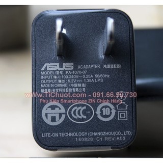 [Chính Hãng] Củ Sạc Asus 5.2V-1.35A ZenFone,FonePad ZIN