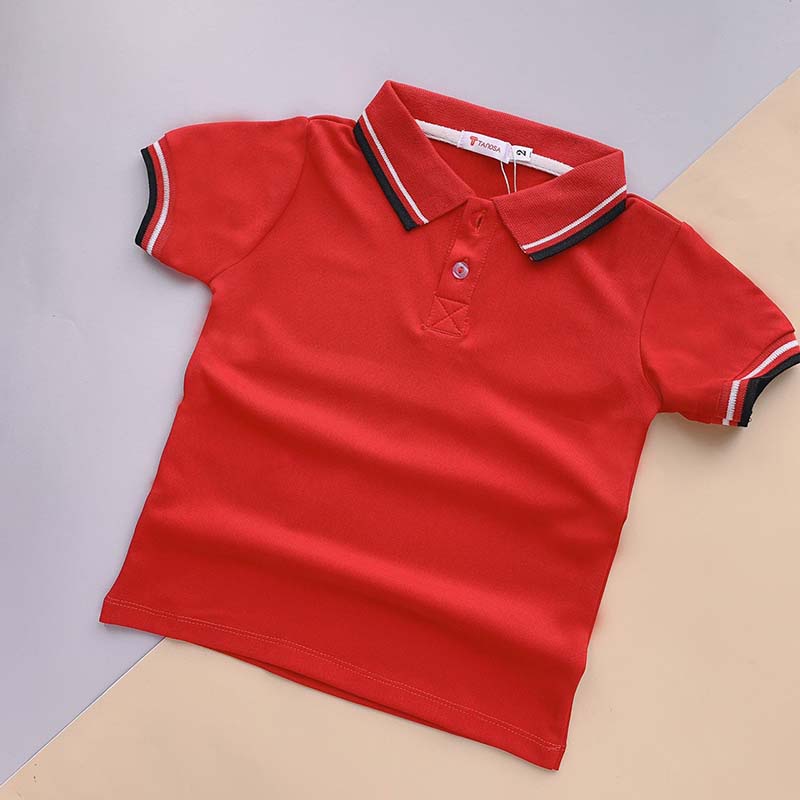 Áo Polo trơn cho bé trai Tanosa Kids 10-27kg - Aó Polo chính phẩm Tanosa Kids