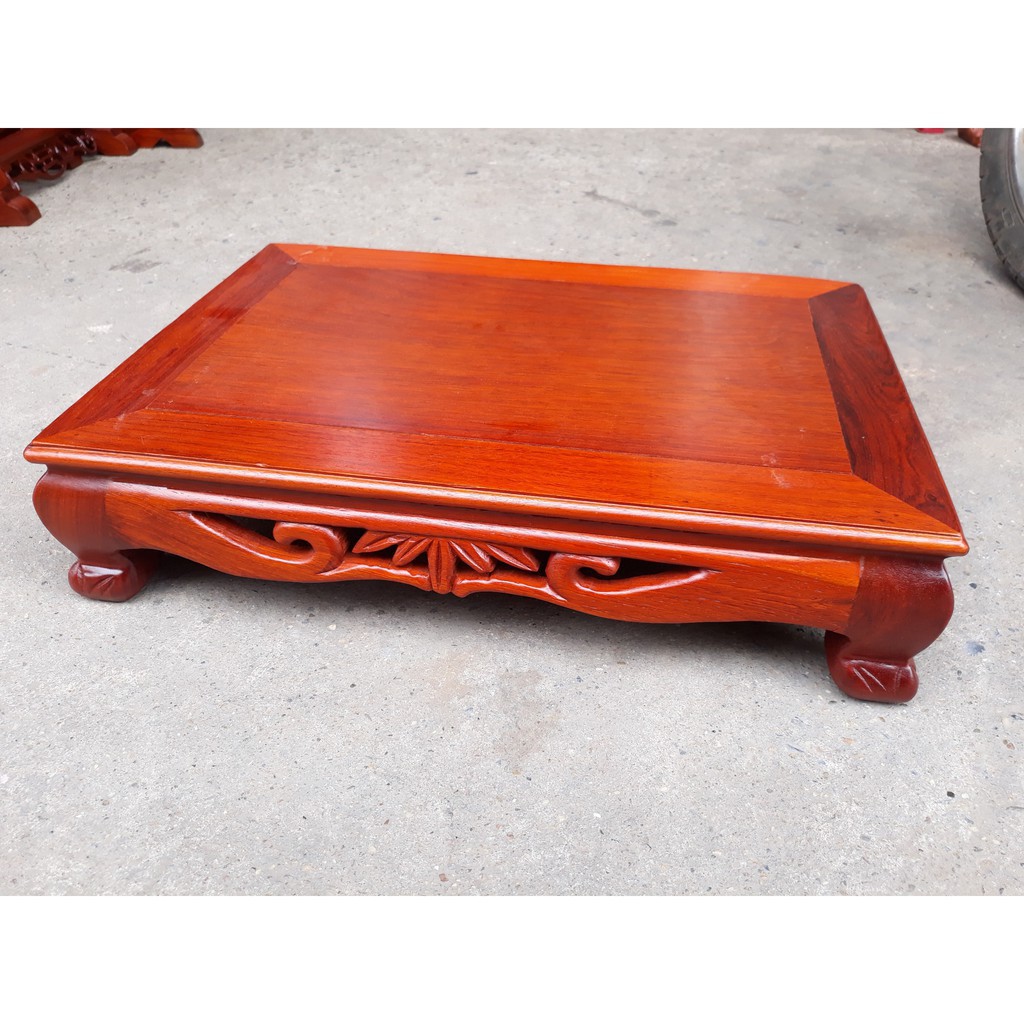 Kỉ trúc- bàn osin bàn trà bàn cơm gỗ hương cao cấp cao 10cm