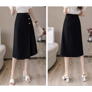 [HCM]Chân Váy Dài Chữ A Phối Nút Stella ❣️[Giá gốc tận xưởng]