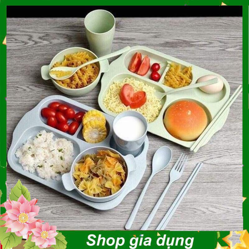 {Giá rẻ nhất} KHAY CƠM LÚA MẠCH CHO BÉ .A0215{SP yêu thích}