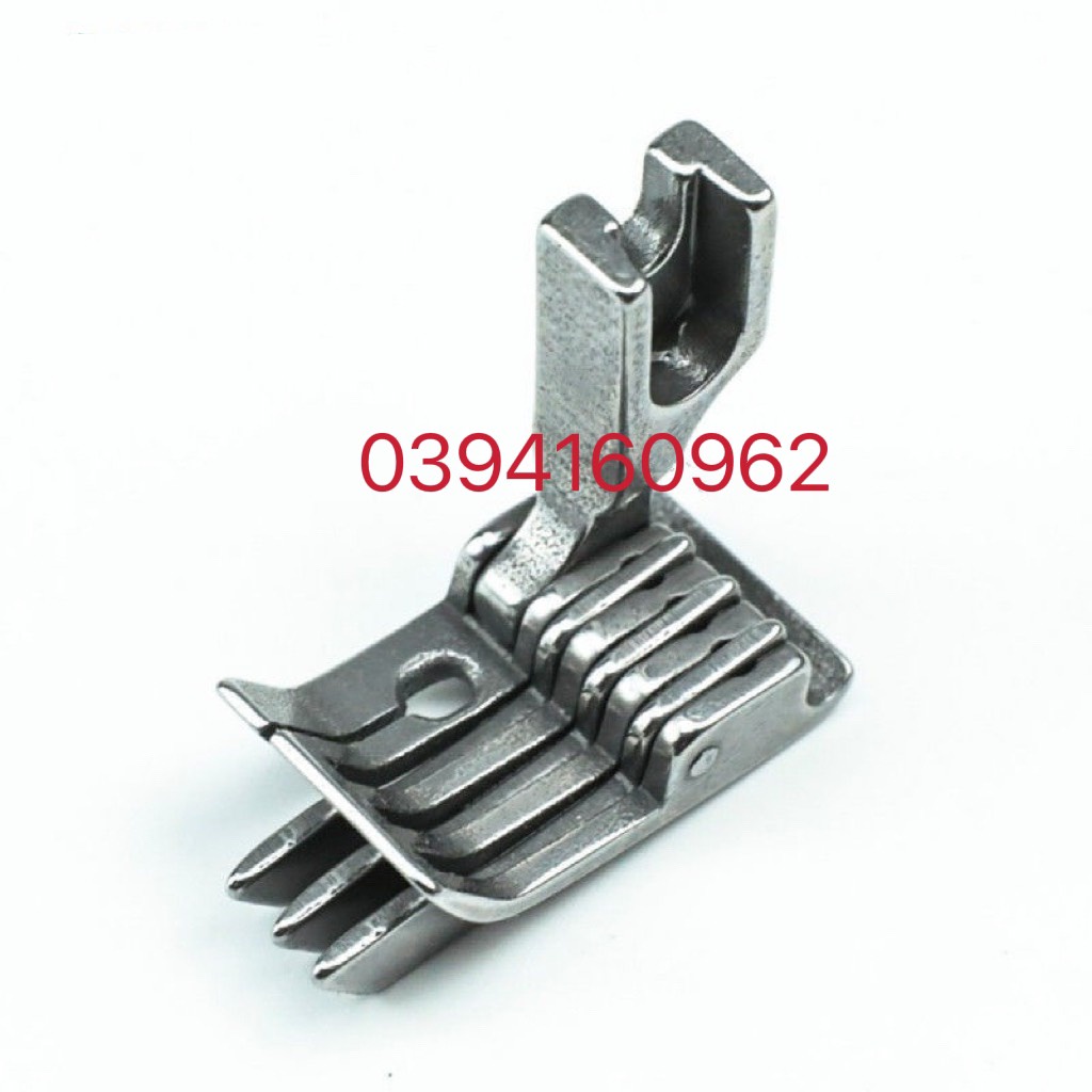 Chân vịt diễu mí 3 lưỡi gà may được 3 kích thước sử dụng cho máy may 1 kim công nghiệp