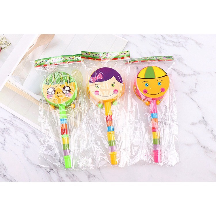 Trống lắc tay hoạt hình dễ thương cho bé