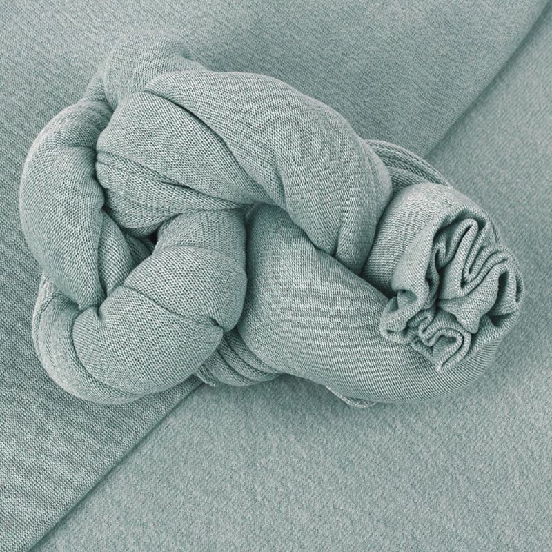 Chăn Quấn Bằng Cotton Co Giãn Làm Phụ Kiện Chụp Ảnh Cho Bé Sơ Sinh