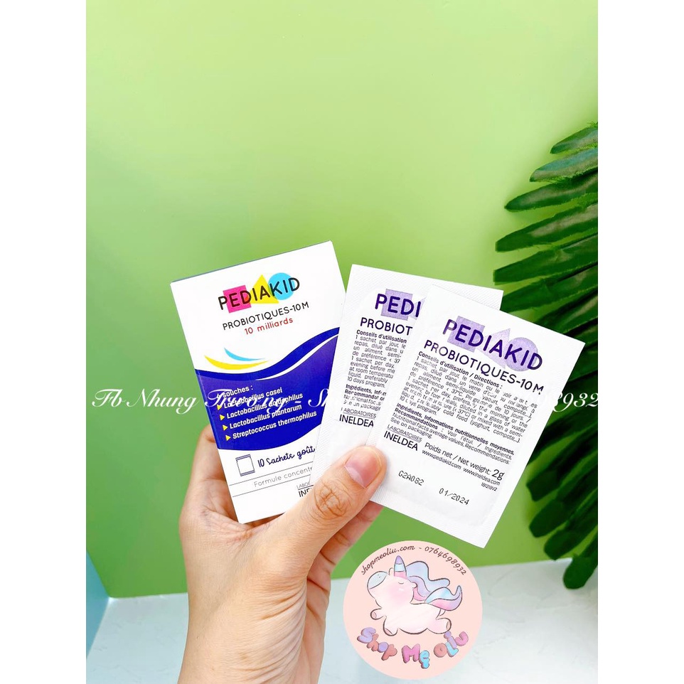 Men vi sinh Pediakid với 10 tỷ lơị khuẩn cho bé từ 6 tháng, trẻ nhỏ và người lớn