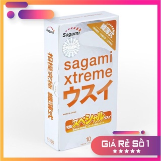 Bao cao su Sagami Xtreme Superthin Hộp 10 Chiếc siêu mỏng - Bao Cao Su Chính Hãng ThanhTungStore
