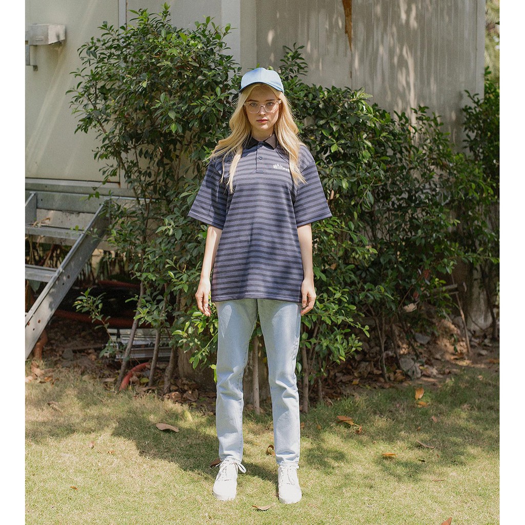 Áo thun cổ POLO BASIC - xám đen | BigBuy360 - bigbuy360.vn