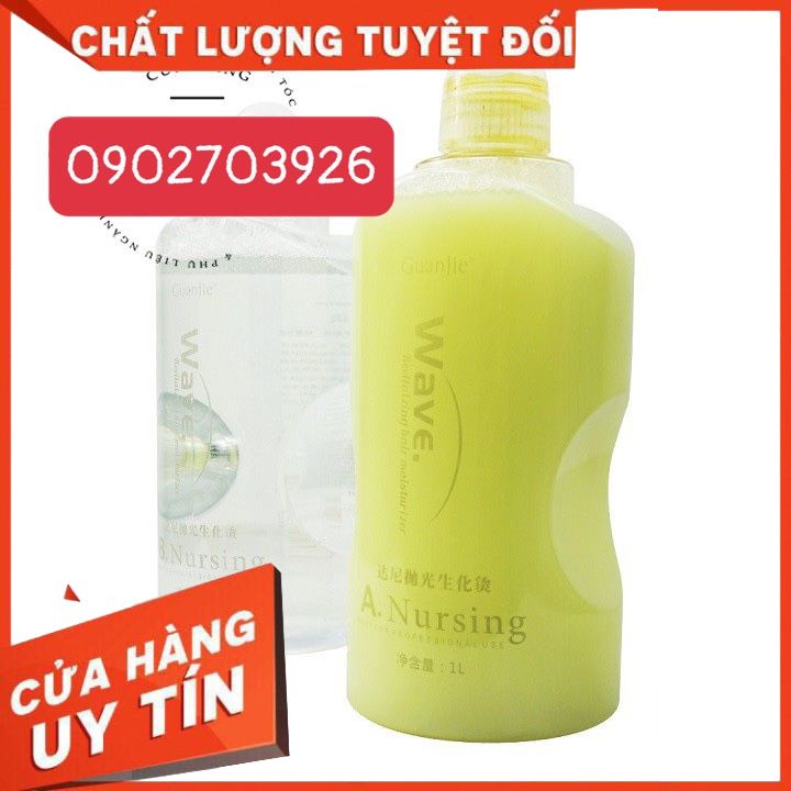 UỐN TÓC ( UỐN LẠNH) KHÔNG MÙI 1000ML - TULWAVE - uấn mau vào lon -không khô tóc -giữ lọn tóc uấn lâu nhả lon