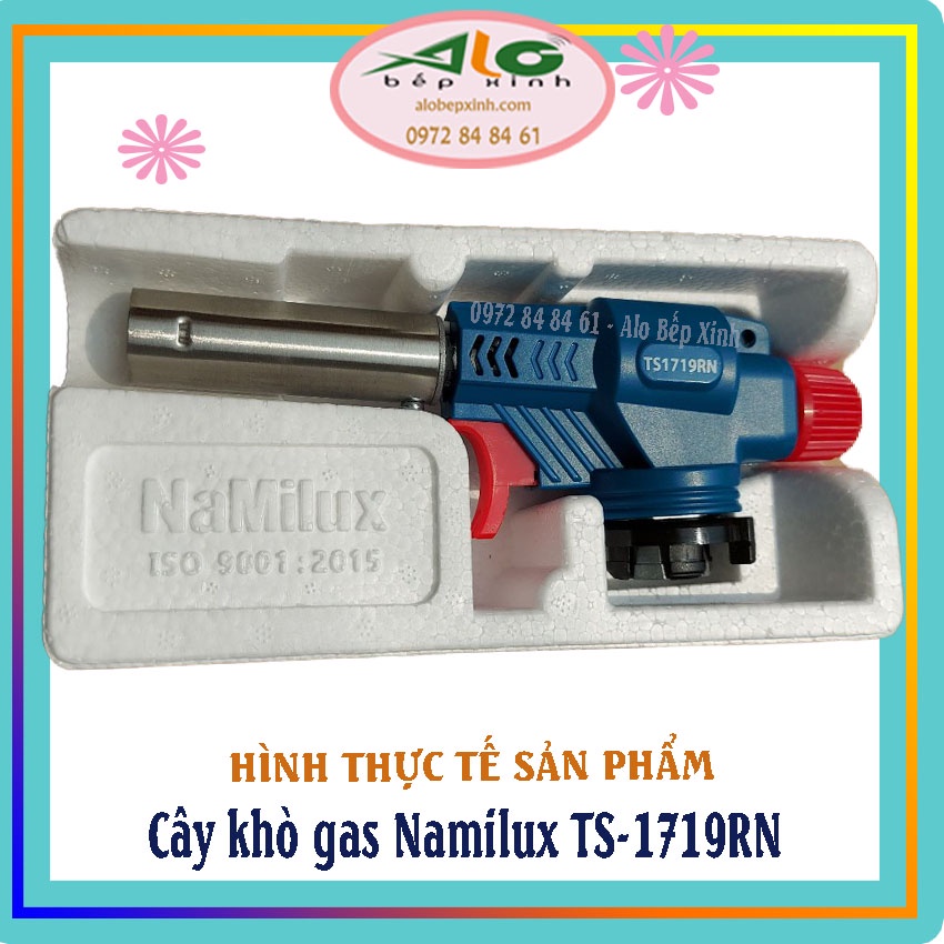 Đèn khò ga mini Namilux TS1719RN - Cây khò ga - dễ sử dụng - bảo hành 6 tháng - Alo Bếp Xinh