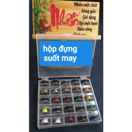 hộp đựng suốt may