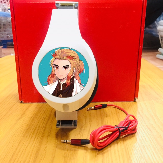 Tai nghe heatphone viêm trụ rengoku kyoujurou kimetsu no Yaiba mẫu ngẫu nhiên