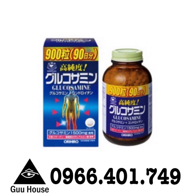 Viên Uống Glucosamine Orihiro 1500mg Nhật Bản