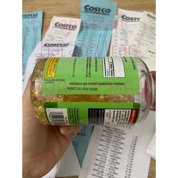 Viên uống Vitamin e Kirkland 400iu 500v | Thế Giới Skin Care