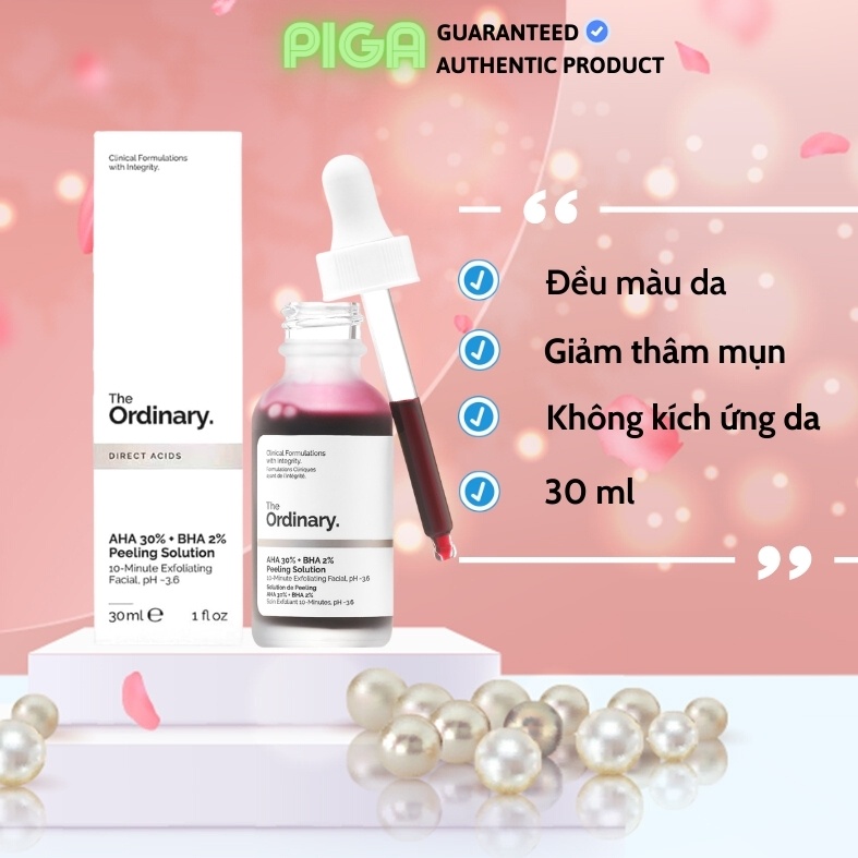 Tẩy Da Chết AHA 30% + BHA 2% Peeling Solution - The Ordinary 30ml