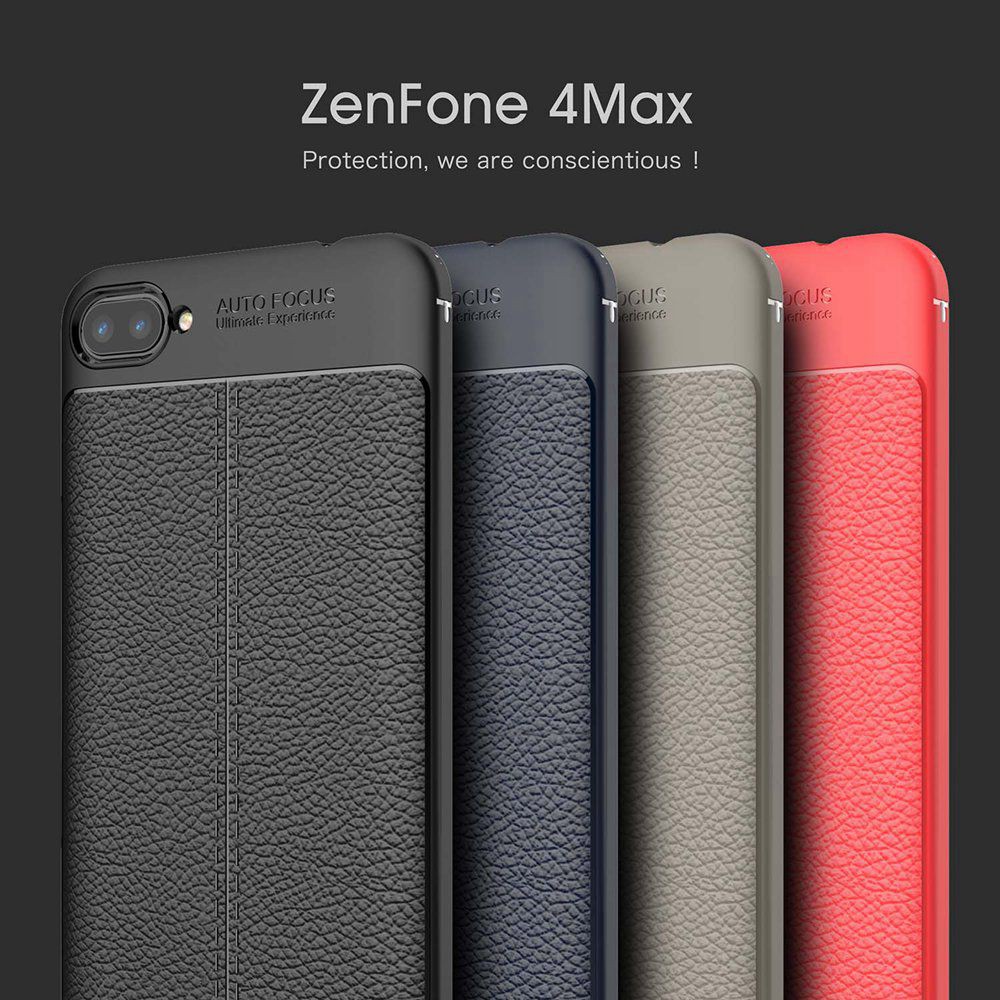 [Giá rẻ nhất ] Ốp lưng Asus ZenFone 4 Max 5.2 ZC520KL silicon giả da Auto Focus