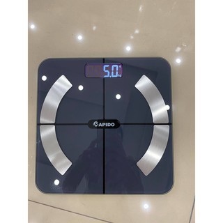 Cân sức khỏe thông minh Rapido RSB-02-S (Có bluetooth)- Tặng kèm pin
