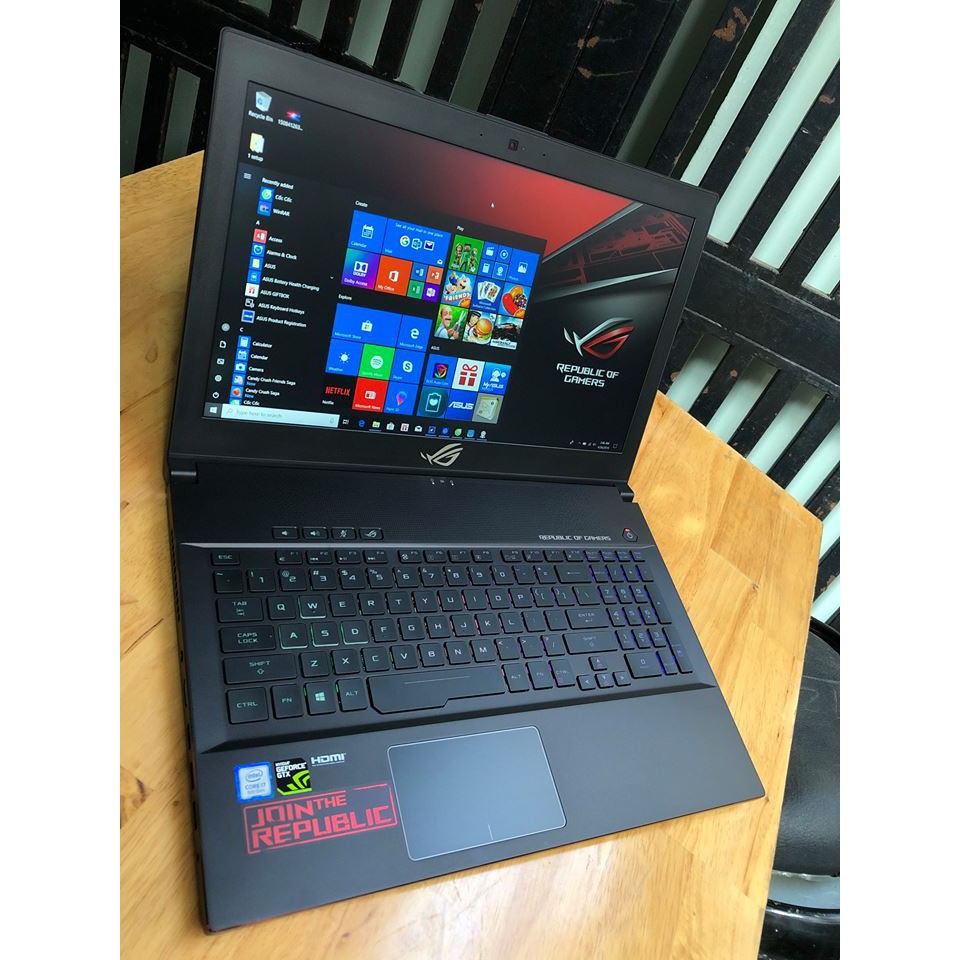 Laptop Asus Zephyrus GU501GM, i7 8750H, 16G, 128G+1T, GTX1060 6G, 99%