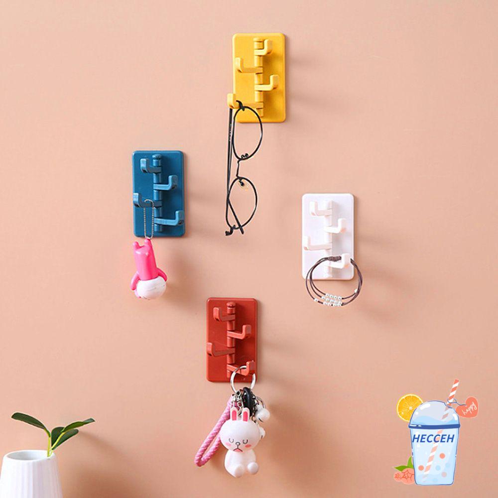 Móc treo đồ dán tường nhiều màu phong cách Bắc Âu sáng tạo