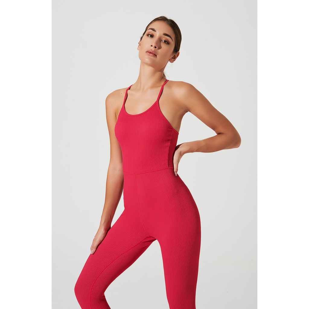 OLABEN THAIRINMA JUMPSUIT Áo liền quần tôn dáng Cardinal Pink