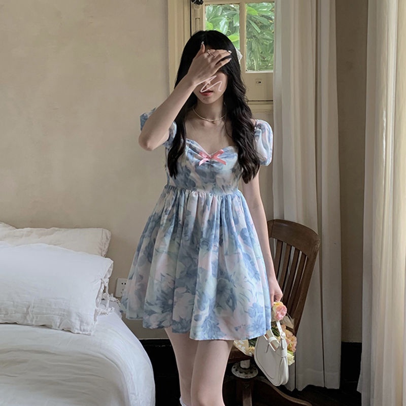 Đầm Tay Phồng Thời Trang Hàn Quốc Chất Lượng Cao