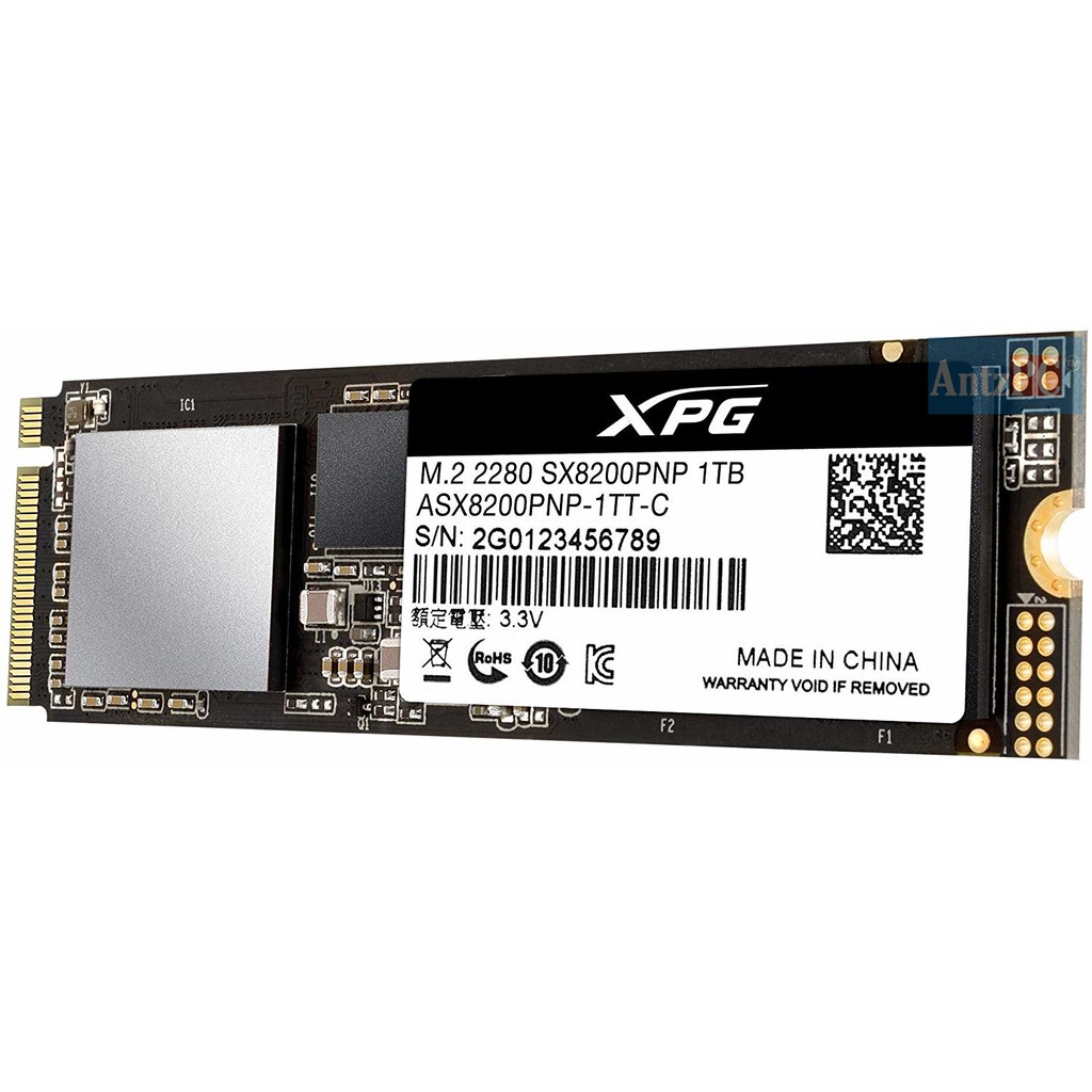 Ổ cứng SSD ADATA XPG SX8200 Pro 1TB 2TB 3D NAND NVMe Gen3x4 PCIe M.2 2280 - BH 36 Tháng