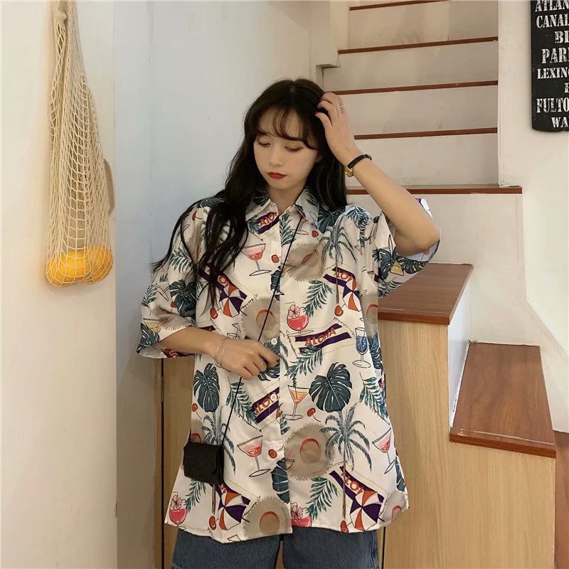 Áo Sơ Mi Ca Rô Ngắn Tay Theo Phong Cách Retro Hong Kong Dành Cho Nữ 2020