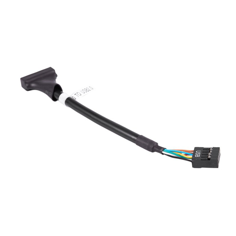 Đen Cáp Chuyển Đổi 19 Pin Usb 3.0 Female Sang 9 Pin Usb2.0 Male Cho Bo Mạch Chủ