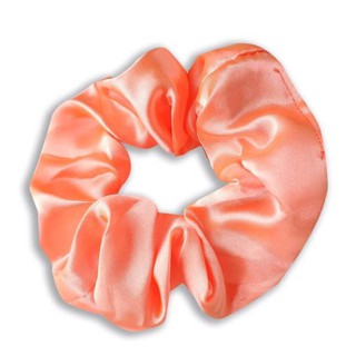 Dây buộc tóc scrunchies phi bóng lụa mềm