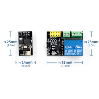 Mô Đun Rơ Le Wifi Esp8266 5v và Esp-01 đã chạy sẳn code