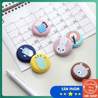 Nam châm dán tủ lạnh 👑DIN SHOP👑 Decor trang trí dễ thương, sự kết hợp hoàn hảo từ silicon và nam châm