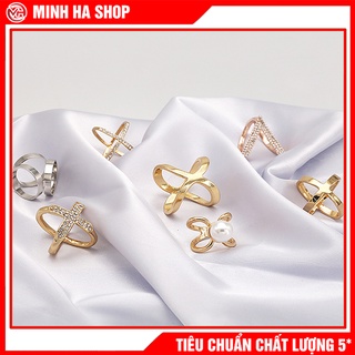 Khuy cài khăn lụa - nút giữ khăn choàng cổ độc đáo, hợp thời trang giới trẻ
