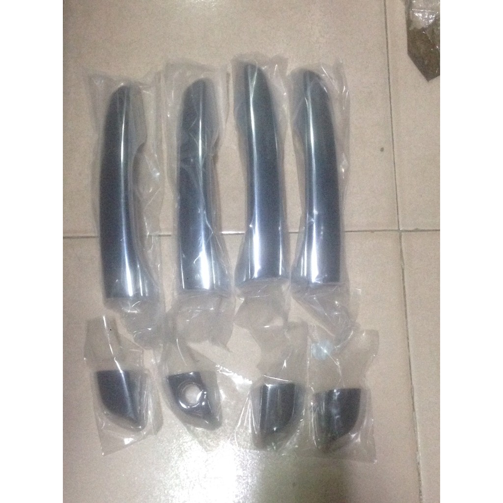 Ốp tay nắm, hõm cánh cửa xe Elantra 2016 2017 2018 2019 2020 2021 mạ crom sáng bóng - Giá 1 bộ