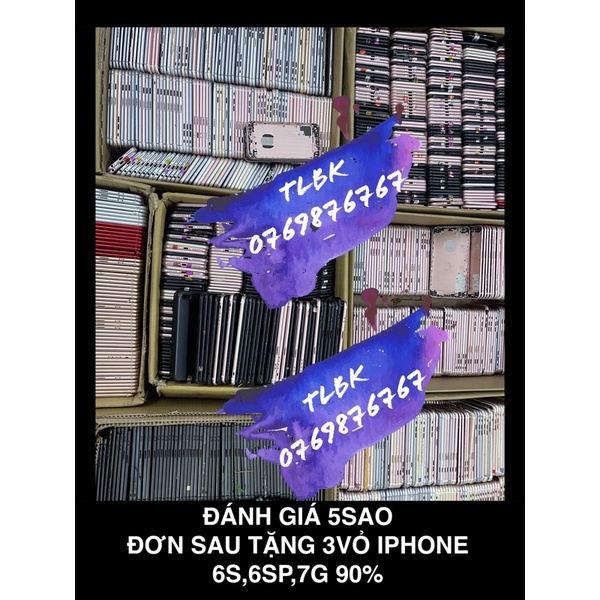 VỎ SƯỜN ĐT TÁO ZIN BÓC MÁY 97% 8PLUS,7PLUS,6S,6SPLUS,6S GIÁ RẺ