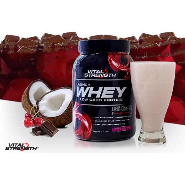 100% Premium Whey Protein Blend Chuẩn Nội Địa Úc có bill - VitalStrength Launch Whey Protein 1kg 2kg 3kg đủ mùidễ uống
