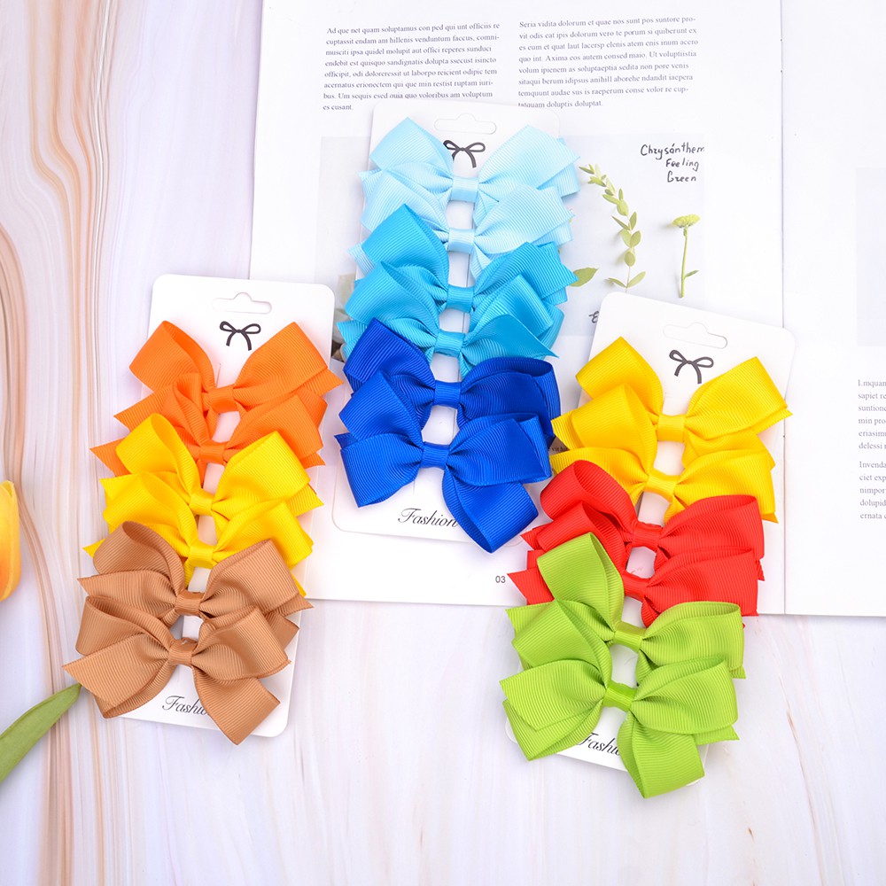 Kẹp tóc KIDSBOWS phối nơ phong cách thời trang xinh xắn cho bé gái