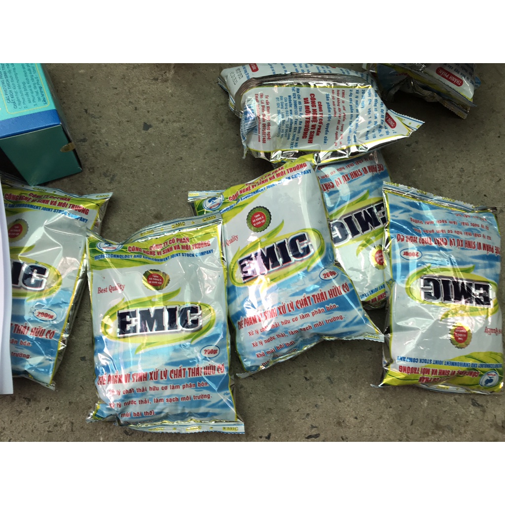 Men Vi Sinh, chế phẩm sinh học EMIC gói 200g