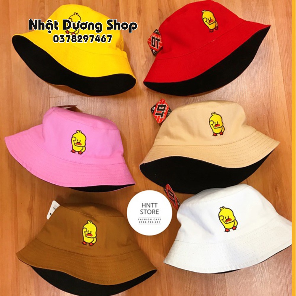 Nón tai bèo người lớn con vịt 2 mặt độc đáo chất liệu Cotton thoáng mát