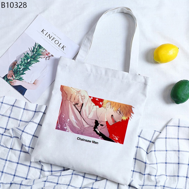Túi Xách canvas In Hình anime Thời Trang Cho Nam