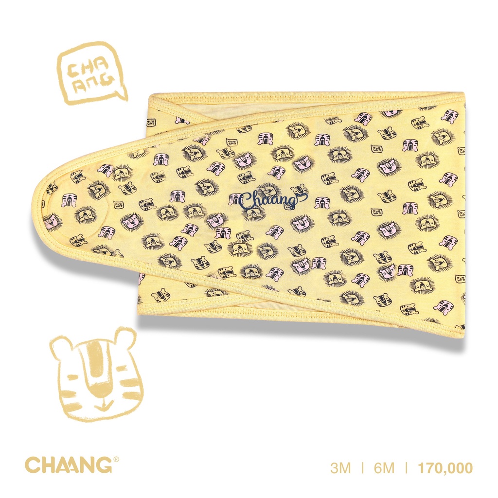 [CHÍNH HÃNG] Quấn kén sơ sinh vải cotton mềm mại Hugme Chaang