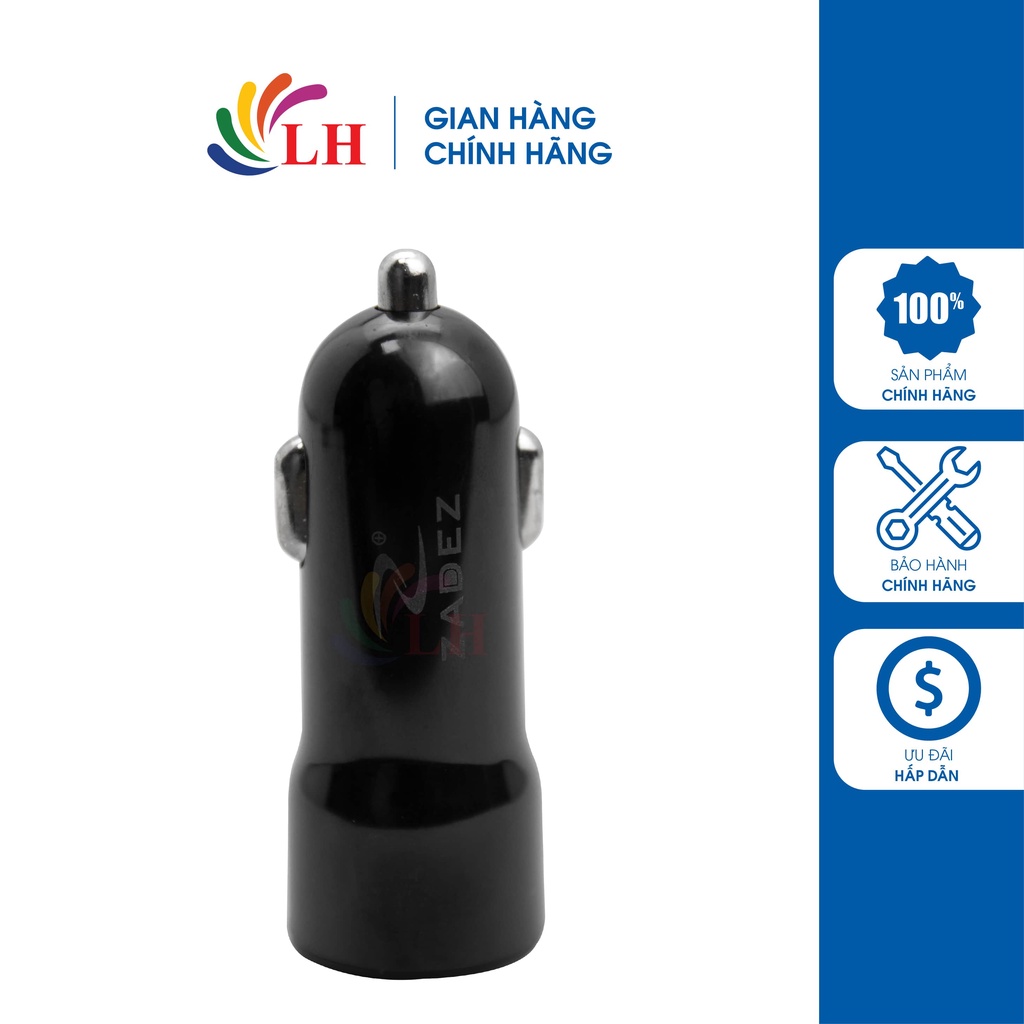 Cốc sạc xe hơi Zadez Power Delivery 1USB 1Type-C 36W ZCA-4831 - Hàng chính hãng - Công suất lên đến 36W