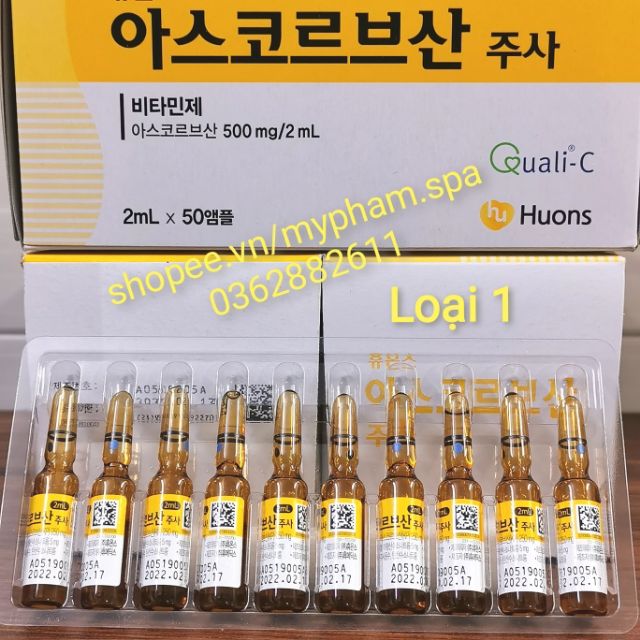 Vitamin C Huons LOẠI 1 - Tinh Chất vitamin C LOẠI 1