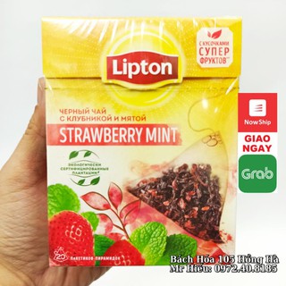 [T10/2023] Trà Lipton Nga vị Dâu Tây - Strawberry Mint