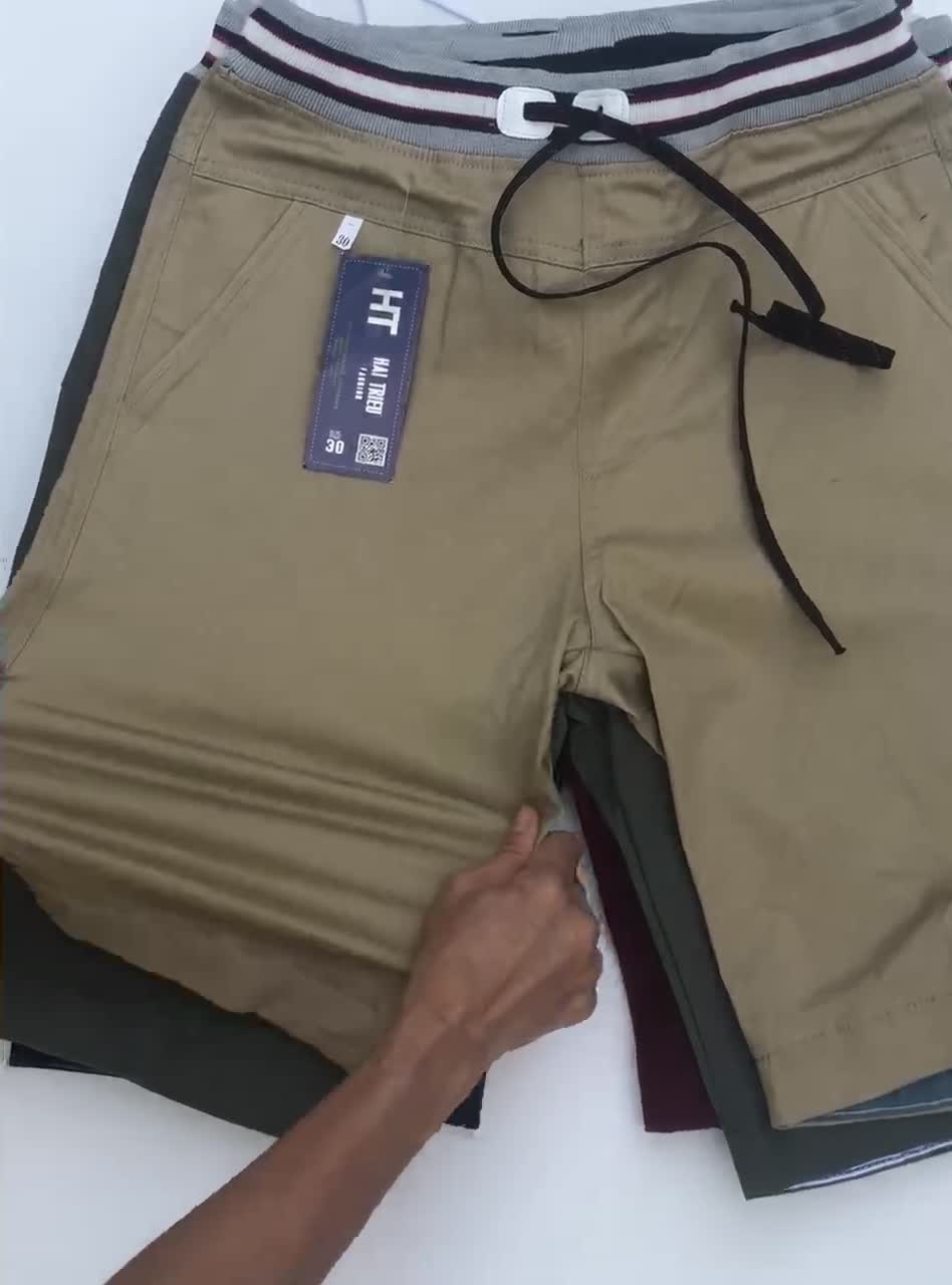 Quần Short KaKi Nam Lưng Thun Giản Cao Cấp Hải Triều 001 | BigBuy360 - bigbuy360.vn