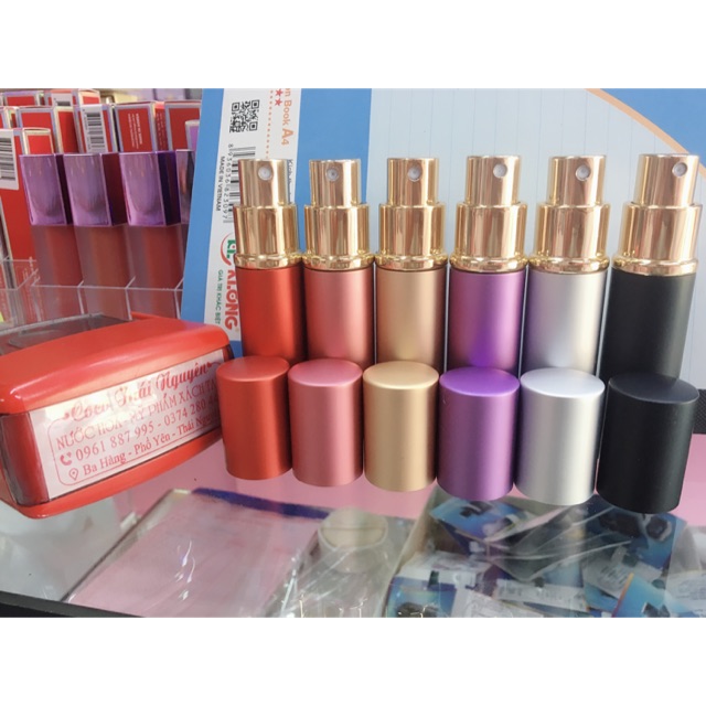 Chai chiết 10 ml vỏ nhám sang chảnh